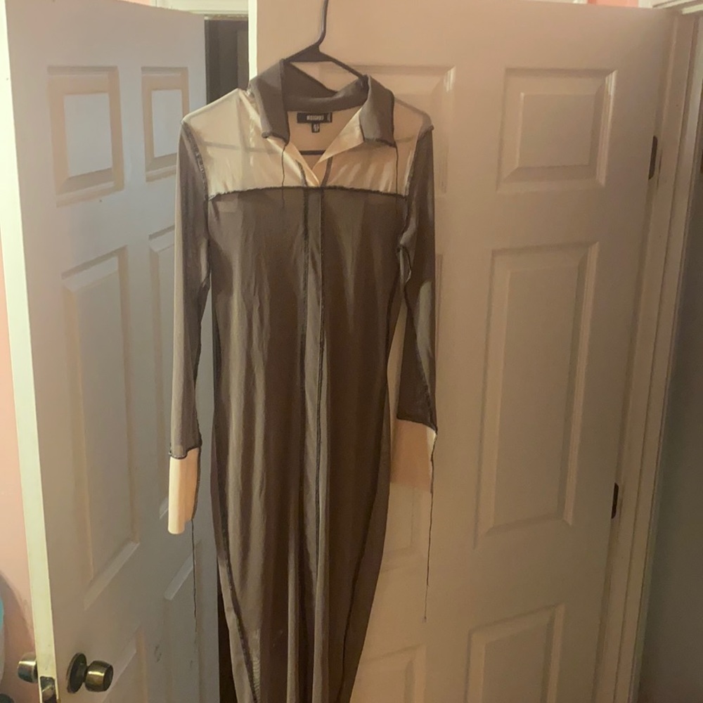 MIDI sheer dress